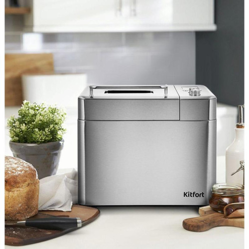 Хлебопечь Kitfort КТ-304 550Вт нержавеющая сталь