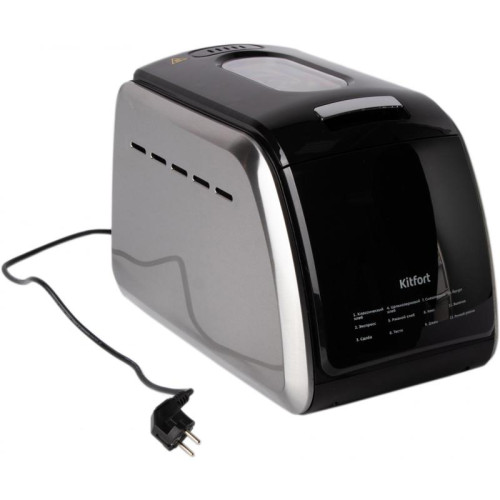 Хлебопечь Kitfort КТ-305 850Вт черный/серебристый