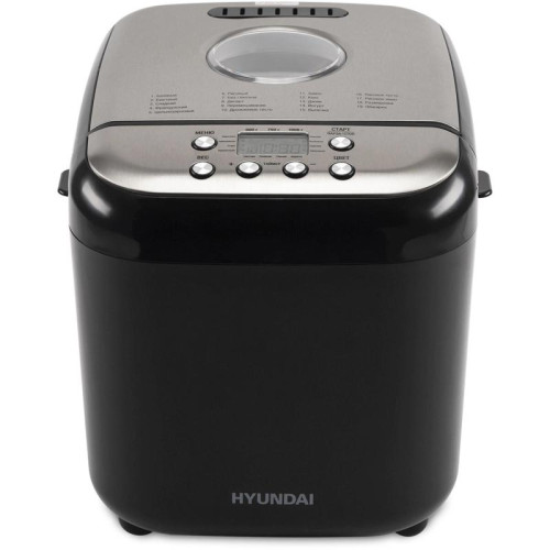 Хлебопечь Hyundai HYBM-3087 600Вт черный/серебристый