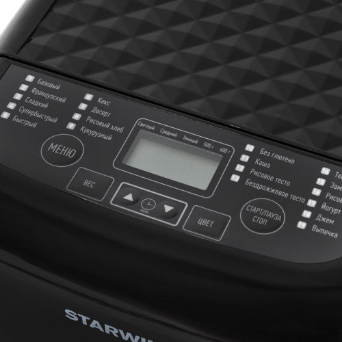 Хлебопечь Starwind SBM1083 500Вт черный