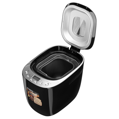 Хлебопечь Hyundai HYBM-P0212 600Вт черный/серебристый