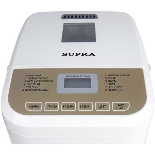 Хлебопечь Supra BMS-210 550Вт белый