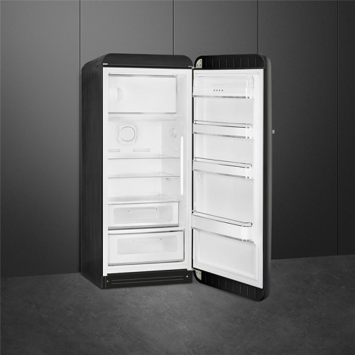 Холодильник SMEG/ Отдельностоящий однодверный холодильник, стиль 50-х годов, 60 см, петли справа, графитовый