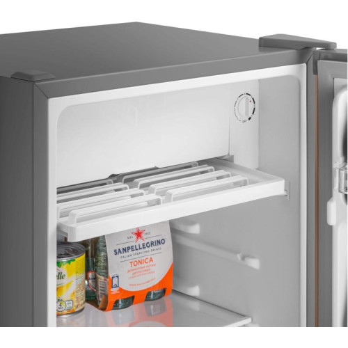 Холодильник Maunfeld MFF83GD 1-нокамерн. золотистый/серый мат.