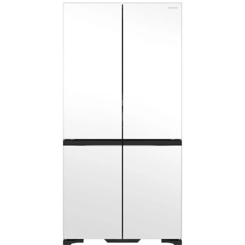 Холодильник Hitachi R-WB720PUC1 GPW 3-хкамерн. белый/черный инвертер