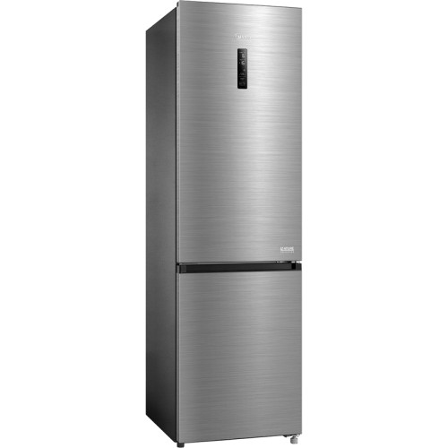 Холодильник MIDEA/ MDK/Холодильник MIDEA, отдельностоящий, полезный объем 386 л (263/123), Full No Frost, металлическая панель Metall Cooling, сенсорное управление, дисплей, 3D LED освещение, энергоэффективность А++, цвет нержавеющая сталь