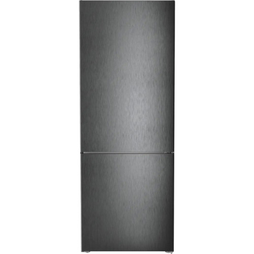 Холодильники LIEBHERR/ Plus, EasyFresh, МК NoFrost, 3 контейнера МК, в. 201,5 см, ш. 75 см, класс ЭЭ A++, внутренние ручки,цвет Black Steel,полезный объём: 474 л (346 л + 128 л)