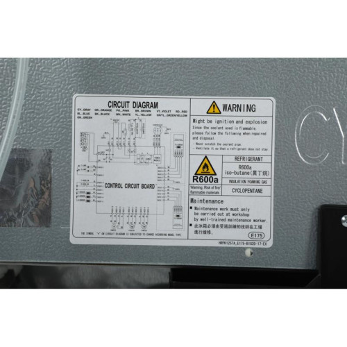 Холодильник Hitachi R-VG660PUC7-1 GBK 2-хкамерн. черный стекло инвертер