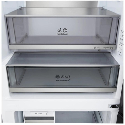 Холодильник LG GC-B640FMBM 2-хкамерн. серебристый инвертер