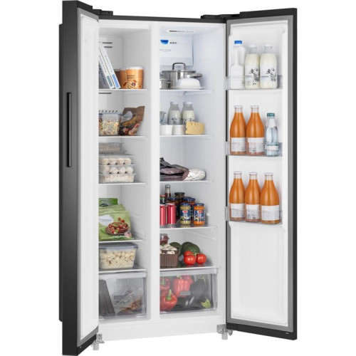 Холодильник Weissgauff WSBS 500 Inverter NoFrost Black 2-хкамерн. черный