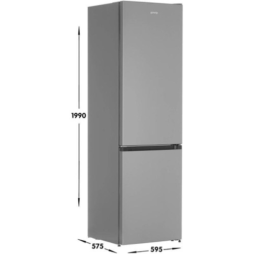 Холодильник Gorenje NRK6201ES4 2-хкамерн. серебристый Холодильник Gorenje NRK6201ES4 2-хкамерн. серебристый
