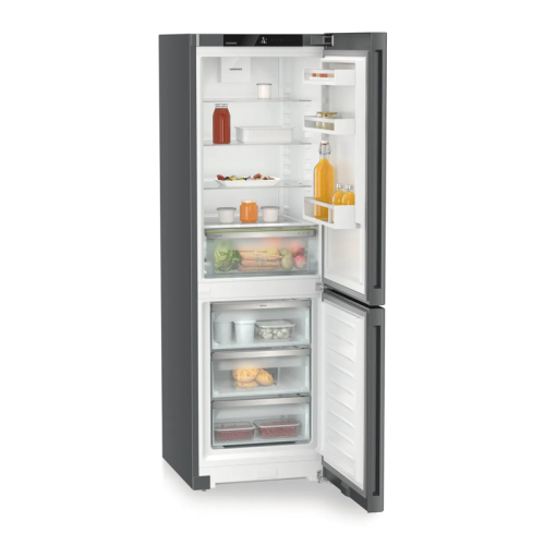 Холодильники LIEBHERR/ Pure, EasyFresh, МК NoFrost, 3 контейнера МК, в. 185,5 см, ш. 60 см, улучшенный класс ЭЭ, внутренние ручки,цвет Dark Grey