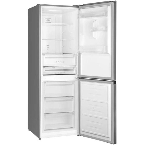 Холодильник Weissgauff WRK 185 Total NoFrost Inverter Inox 2-хкамерн. нержавеющая сталь инвертер