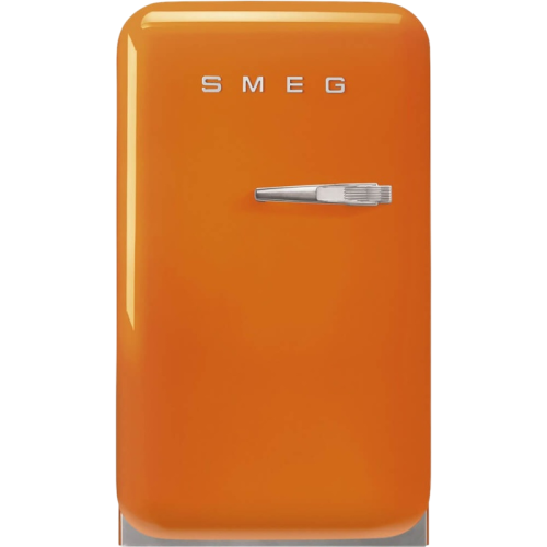 Холодильник SMEG/ Холодильник SMEG, отдельностоящий, стиль 50-х, однокамерный, объем 34 л, стандартный компрессор, энергоэффективность С, цвет оранжевый