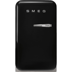 Холодильник SMEG/ Холодильник SMEG, отдельностоящий, стиль 50-х, однокамерный, объем 34 л, стандартный компрессор, энергоэффективность С, цвет черный