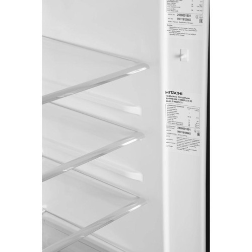 Холодильник Hitachi R-W660PUC7X GS 2-хкамерн. серебристый стекло