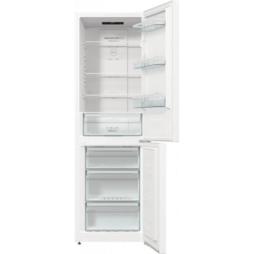 Холодильник Gorenje/ Холодильник Gorenje, отдельностоящий, объем 320 л (210+110 л), No Frost Plus, Multiflow 360, быстрое замораживание, цифровой дисплей, электронное управление, энергоэффективность А++, уровень шума 38 дБ, цвет белый