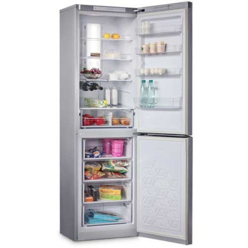 Холодильник Бирюса Б-M980NF 2-хкамерн. серебристый металлик мат.