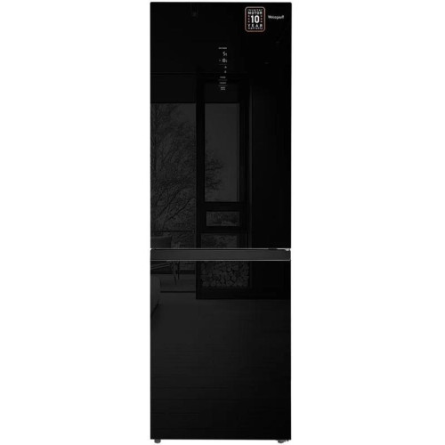 Холодильник Weissgauff WRK 185 Total NoFrost Inverter Black Glass 2-хкамерн. черный инвертер