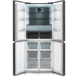 Холодильник Hyundai CM45043F 3-хкамерн. черная сталь