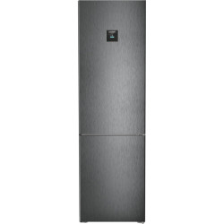 Холодильники LIEBHERR/ Plus,BioFresh 2 контейнера, МК NoFrost, 3 контейнера МК, в. 201,5 см, ш. 60 см, класс ЭЭ A++, внутренние ручки, двери BlackSteel, дисплей на двери