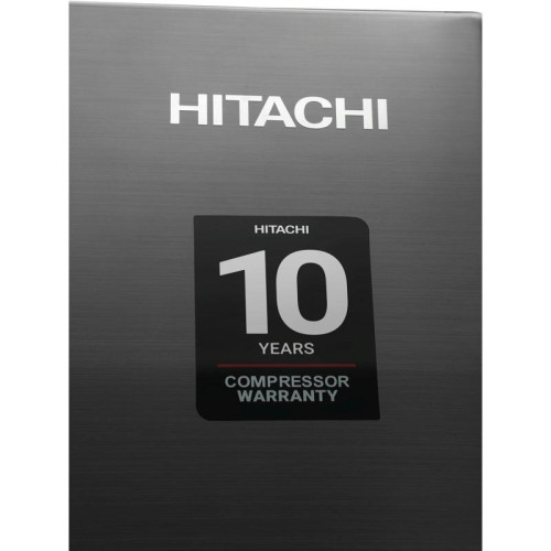 Холодильник Hitachi HRTN7489DF BBKCS 2-хкамерн. черный инвертер