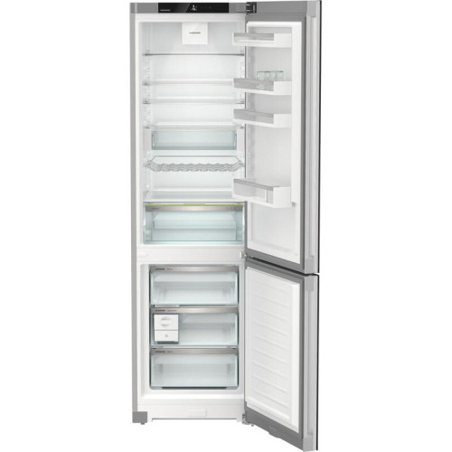 Холодильники LIEBHERR/ Plus, EasyFresh, МК NoFrost, 3 контейнера МК, в. 201,5 см, ш. 60 см, класс ЭЭ A++, внутренние ручки, черное стекло
