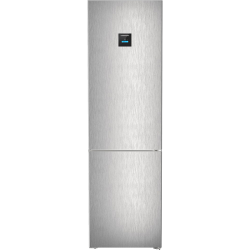 Холодильники LIEBHERR/ Plus, EasyFresh, МК NoFrost, 3 контейнера МК, в. 201,5 см, ш. 60 см, класс ЭЭ A++, внутренние ручки, двери SteelFinish, дисплей на двери, IceMaker-Tank