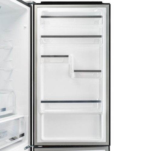 Холодильник Delonghi/ Холодильник Delonghi, отдельностоящий, ВхШхГ 1950х600х658 мм, объем 344 (235+109) л, сенсорное управление, Total Frost Free, Fresh Zone, контроль влажности, суперохлаждение, суперзамораживание, LED освещение, инверторный компрессор, 