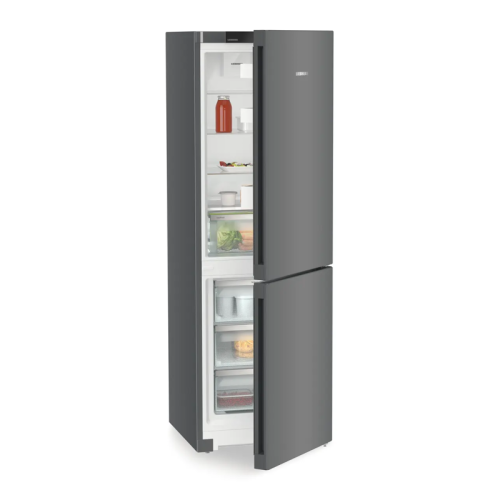 Холодильники LIEBHERR/ Pure, EasyFresh, МК NoFrost, 3 контейнера МК, в. 185,5 см, ш. 60 см, улучшенный класс ЭЭ, внутренние ручки,цвет Dark Grey