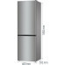 Холодильник Gorenje NRKE62XL 2-хкамерн. серебристый металлик Холодильник Gorenje NRKE62XL 2-хкамерн. серебристый металлик