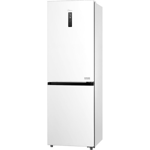 Холодильник MIDEA/ MDK/Холодильник MIDEA, отдельностоящий, полезный объем 346 л (223/123), Full No Frost, металлическая панель Metall Cooling, сенсорное управление, дисплей, LED освещение, энергоэффективность А+, цвет белый