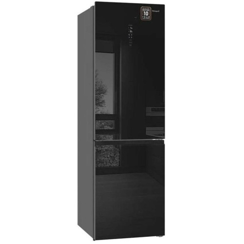 Холодильник Weissgauff WRK 2000 Total NoFrost Inverter Black Glass 2-хкамерн. черный инвертер Холодильник Weissgauff WRK 2000 Total NoFrost Inverter Black Glass 2-хкамерн. черный инвертер