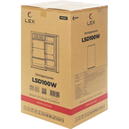 Холодильник Lex LSD100W 1-нокамерн. белый