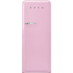 Холодильник SMEG/ Холодильник SMEG, отдельностоящий, стиль 50-х, однокамерный, внутренняя морозильная камера, объем 270 л (244 + 26), LED освещение, инверторный компрессор, энергоэффективность С, цвет розовый