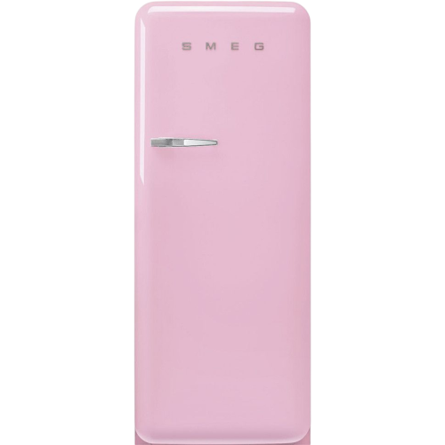 Холодильник SMEG/ Холодильник SMEG, отдельностоящий, стиль 50-х, однокамерный, внутренняя морозильная камера, объем 270 л (244 + 26), LED освещение, инверторный компрессор, энергоэффективность С, цвет розовый