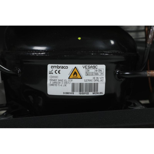 Холодильник Hitachi R-VG660PUC7-1 GBK 2-хкамерн. черный стекло инвертер