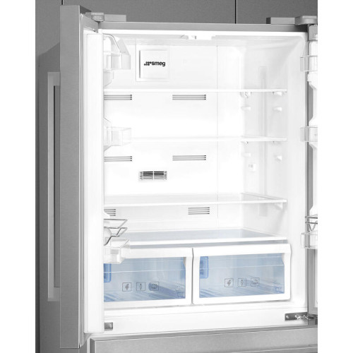 Холодильник SMEG/ Холодильник SMEG, отдельностоящий, 2 двери 2 ящика, LED дисплей, полный NoFrost, сигнал открытой дверцы, антибактериальное покрытие, электронный контроль температуры, инверторный компрессор, объем 539 л, быстрая заморозка, быстрое охлажд Холодильник SMEG/ Холодильник SMEG, отдельностоящий, 2 двери 2 ящика, LED дисплей, полный NoFrost, сигнал открытой дверцы, антибактериальное покрытие, электронный контроль температуры, инверторный компрессор, объем 539 л, быстрая заморозка, быстрое охлажд