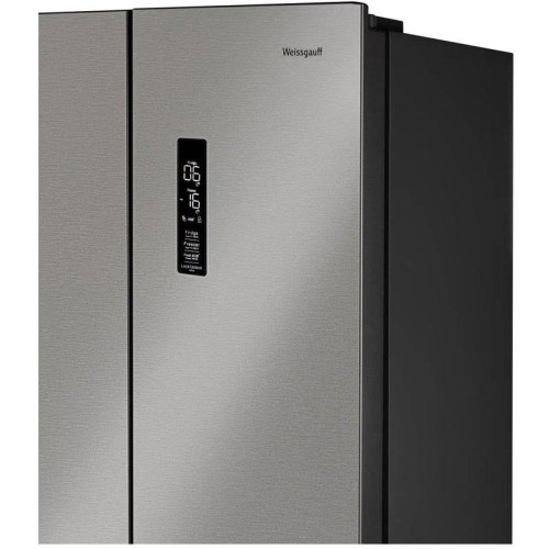 Холодильник Weissgauff WCD 450 X NoFrost Inverter 2-хкамерн. нержавеющая сталь инвертер Холодильник Weissgauff WCD 450 X NoFrost Inverter 2-хкамерн. нержавеющая сталь инвертер
