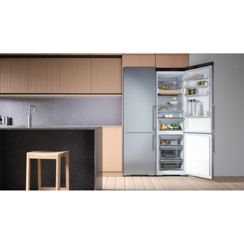 Холодильник ASKO/ Арт. 745892 ; Холодильник ASKO, отдельностоящий, высота 203 см, Total NoFrost, объем 409 л (279+130), металлическая задняя стенка, дверная ручка Easy Open, TFT дисплей, Wi-Fi, ночной режим, автоматический контроль влажности, телескопичес