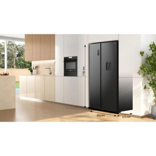Холодильник Gorenje NRR9185EABXLWD 2-хкамерн. черный мат. инвертер