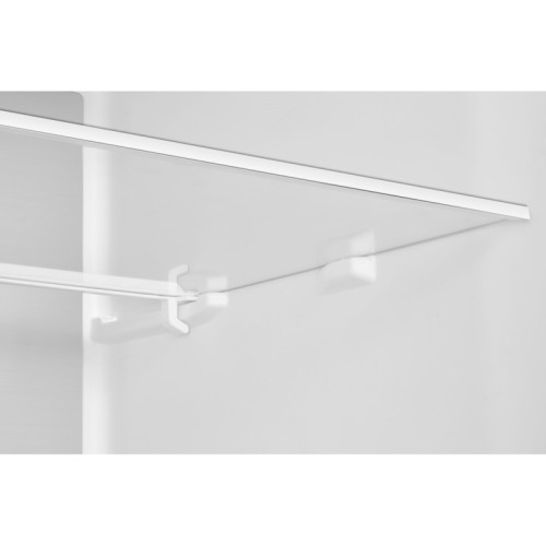 Холодильник MIDEA/ MDK/Холодильник MIDEA, отдельностоящий, полезный объем 386 л (263/123), Full No Frost, металлическая панель Metall Cooling, сенсорное управление, дисплей, 3D LED освещение, энергоэффективность А++, цвет белый