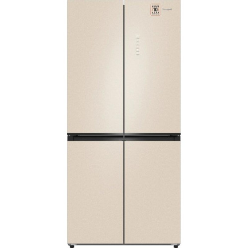 Холодильник Weissgauff WCD 450 BEG NoFrost Inverter 3-хкамерн. бежевый