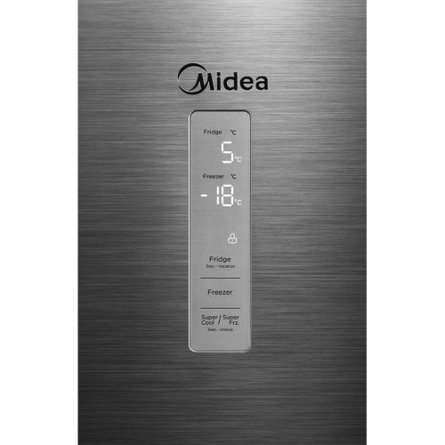 Холодильник Midea MDRB471MGF46O 2-хкамерн. серебристый