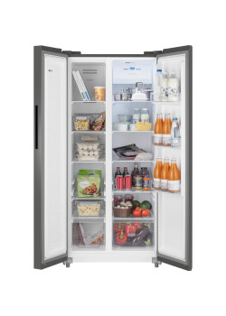 Холодильник Weissgauff WSBS 500 Inverter NoFrost Dark Grey 2-хкамерн. серый