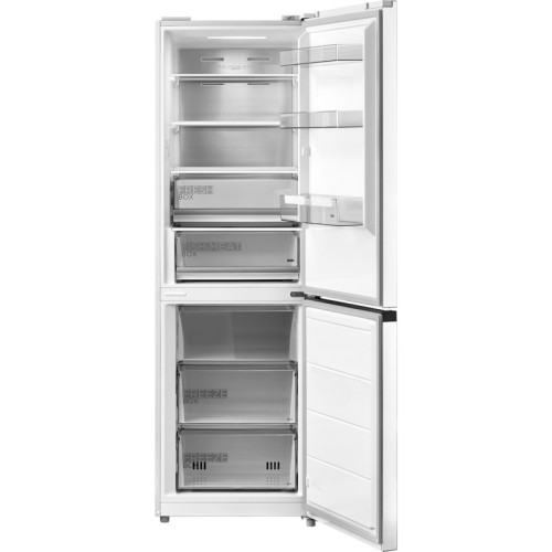 Холодильник MIDEA/ MDK/Холодильник MIDEA, отдельностоящий, полезный объем 346 л (223/123), Full No Frost, металлическая панель Metall Cooling, сенсорное управление, дисплей, LED освещение, энергоэффективность А+, цвет белый