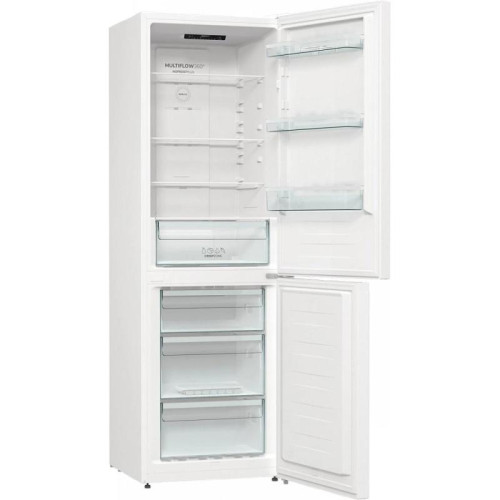 Холодильник Gorenje/ Холодильник Gorenje, отдельностоящий, объем 320 л (210+110 л), No Frost Plus, Multiflow 360, быстрое замораживание, цифровой дисплей, электронное управление, энергоэффективность А++, уровень шума 38 дБ, цвет белый