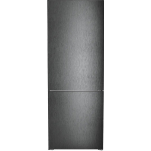 Холодильники LIEBHERR/ Plus, EasyFresh, МК NoFrost, 3 контейнера МК, в. 201,5 см, ш. 75 см, класс ЭЭ A++, внутренние ручки,цвет Black Steel,полезный объём: 474 л (346 л + 128 л)
