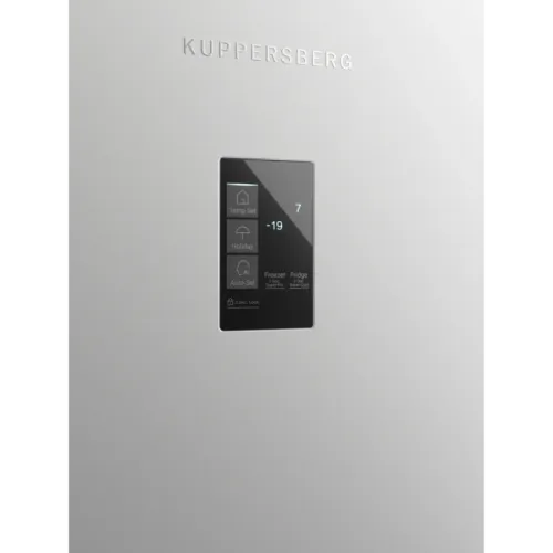Отдельностоящий Холодильник Kuppersberg/ Холодильник Kuppersberg, High-Tech, ВхШхГ 199х59.5х63 см, объем 370 (264+106) л, Total No Frost, инверторный компрессор, LED дисплей, LED освещение, супер охлаждение, супер заморозка, режим 
