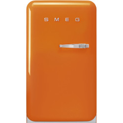 Холодильник SMEG/ Отдельностоящий однодверный холодильник, стиль 50-х годов, 54,5 см, оранжевый , петли слева